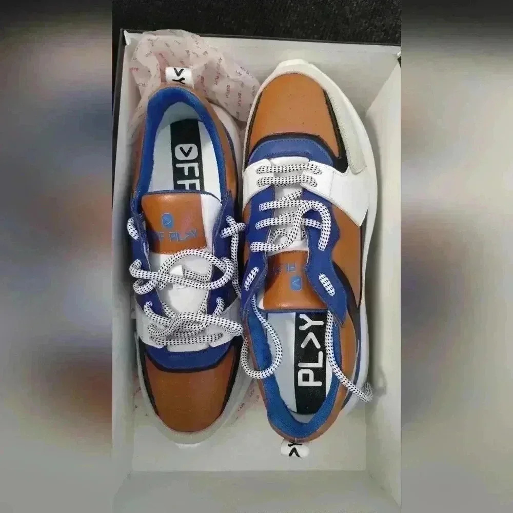 SALE Off Play sneakers blue caramel white sz 42 US